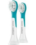 Глава за детска четка за зъби Philips Sonicare - 3+,  два броя, сини - 1t