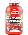 Glutamine + BCAA, 360 капсули, Amix - 1t