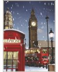 Пъзел Gold Puzzle от 1000 части - Лондон по Коледа - 1t