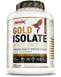 Gold Isolate Whey Protein, натурален шоколад, 2.28 kg, Amix - 1t