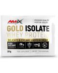 Gold Isolate Whey Protein Box, натурален шоколад, 20 x 30 g, Amix - 2t