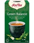 Green Balance Билков чай, 17 пакетчета, Yogi Tea - 1t