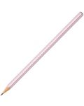 Графитен молив Faber-Castell Sparkle - Розов металик - 1t