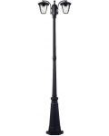 Градинска лампа Smarter - Edmond 9158, IP44, E27, 2x28W, черна - 1t