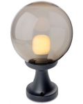 Градинска лампа Smarter - Sfera 200 9764, IP44, E27, 1x28W, черно-опушена - 1t