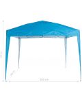 Градинска шатра Muhler - Pop-Up, 3 x 3 x 2.4 m, синя - 2t