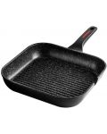 Грил тиган Fagor - Asador Alutherm, 28 х 28 cm, черен - 1t