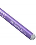 Графитен молив Faber-Castell Sparkle - Перлено лилав - 2t