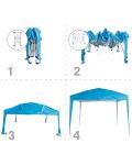 Градинска шатра Muhler - Pop-Up, 3 x 3 x 2.4 m, синя - 5t