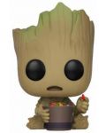 Фигура Funko Pop! Movies: Guardians of the Galaxy 2 - Groot & Candy Bowl, #264 - 1t
