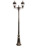 Градинска лампа Smarter - Sevilla 9609, IP44, E27, 2x42W, антично черна - 1t