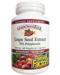 GrapeSeedRich Grape Seed Extract, 100 mg, 60 веге капсули, Natural Factors - 1t