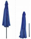 Градински чадър Muhler - 3.5 m, син - 2t