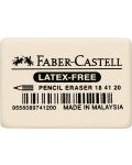 Гума Faber-Castell - 7041-20, голяма, бяла - 1t