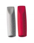 Гума-капачка Faber-Castell - Цветна, 2 броя, асортимент - 4t