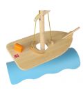 Дървена играчка Hape - Балансиращо корабче - 4t