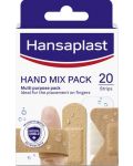 Hand Mix Pack Пластири за ръце, 20 броя, Hansaplast - 1t