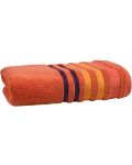 Хавлиена кърпа Dilios - Леонардо линии, 100% памук, оранжева - 1t