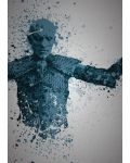 Метален постер Displate - Game of Thrones: White walker Splatter effect - 1t