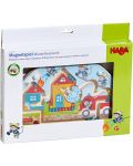 Детска магнитна игра Haba - Пожарна - 2t