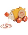 Детска играчка за дърпане Hape – Таралеж, дървена - 3t