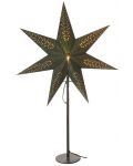 Хартиена звезда Emos - 45 cm, 25W, E14, зелена - 1t