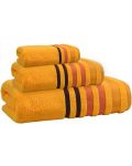 Хавлиена кърпа Dilios - Леонардо линии, 100% памук, жълта - 4t