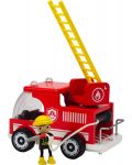Пожарна кола Hape от дърво - 2t