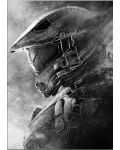 Метален постер Displate - Halo Master Chief Spartan - 1t
