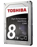 Твърд диск Toshiba - X300, 8TB, 7200 rpm, 3.5'' - 1t
