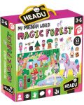 Игрален комплект Headu - Вълшебна гора, с плакат - 1t