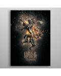 Метален постер Displate - Game of Thrones: Hear me roar Lannister - 3t