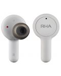 Безжични слушалки с микрофон RHA - TrueConnect, бели - 1t