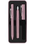Химикалка и писалка Faber Castell Grip 2010 - Розови сенки - 1t