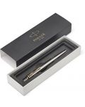 Химикалка с кутия Parker Jotter Stainless Steel  - Сребриста със златисти елементи - 2t