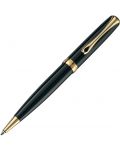 Химикалка Diplomat Excellence A2 - Черен лак, златисто покритие - 1t