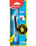 Химикалка за лява ръка Maped - Visio, 1.0 mm, синя - 1t