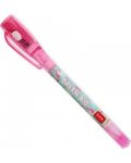Химикалка с невидимо мастило Legami Unicorn - Розова - 1t