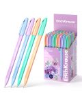 Химикалка Erich Krause Bloom - Stick Pastel, асортимент - 1t