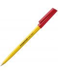 Химикалка Staedtler Stick 430 - Червена, F - 1t