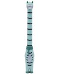 Химикалка с играчка - Зелена зебра - 1t