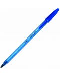 Химикалка Bic Cristal - Soft, 1.2 mm, синя - 1t