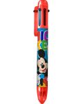 Химикалка с 6 цвята Kids Licensing - Mickey - 1t