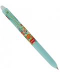 Химикалка с гума Legami - Flowers, 3 цвята - 1t