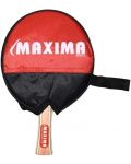 Хилка за тенис на маса Maxima - с калъф, червена - 2t