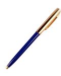 Химикалка Fisher Space Pen Cap-O-Matic - 775 Brass, синьо и златисто - 1t