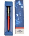Химикалка Fisher Space Pen Cap-O-Matic - 775 Brass, червена - 2t