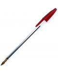 Химикалка BIC Cristal Original Medium - 1.0 mm, червена - 1t