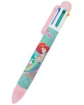 Химикалка Diakakis -  Princess, шестцветна, асортимент - 2t