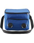 Хладилна чанта с вградена колонка Cellularline - 10914, синя - 1t